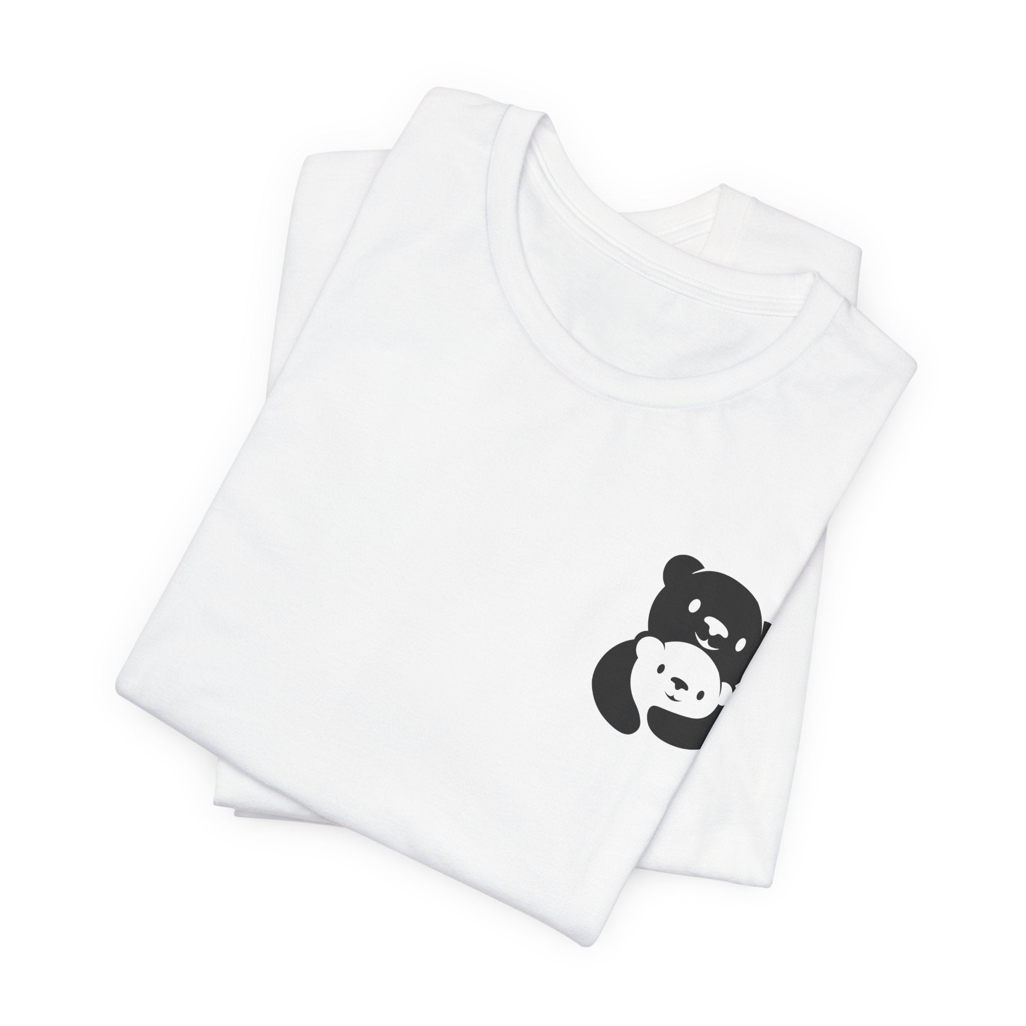 Black Bear Hug Logo Unisex Tee | Everyday Family Staple