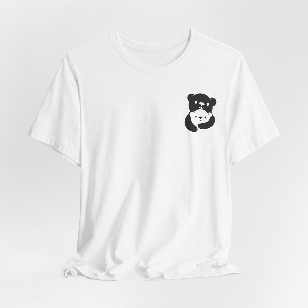 Black Bear Hug Logo Unisex Tee | Everyday Family Staple