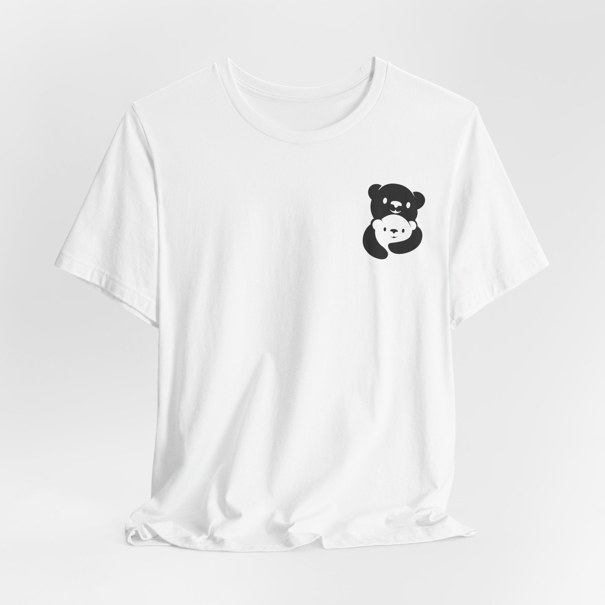 Black Bear Hug Logo Unisex Tee | Everyday Family Staple